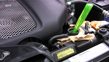 coolant flush service